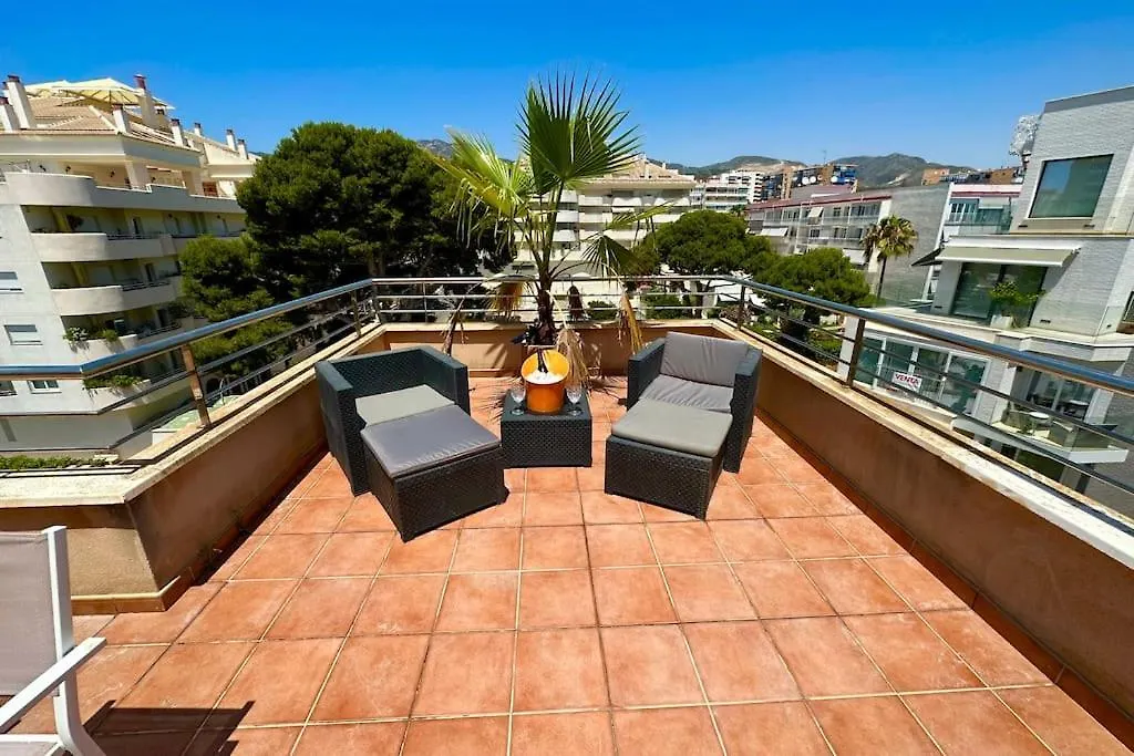 Atico Puerto Marina 2 Hab Con Piscina, 500M De La Plata Apartment Torremolinos