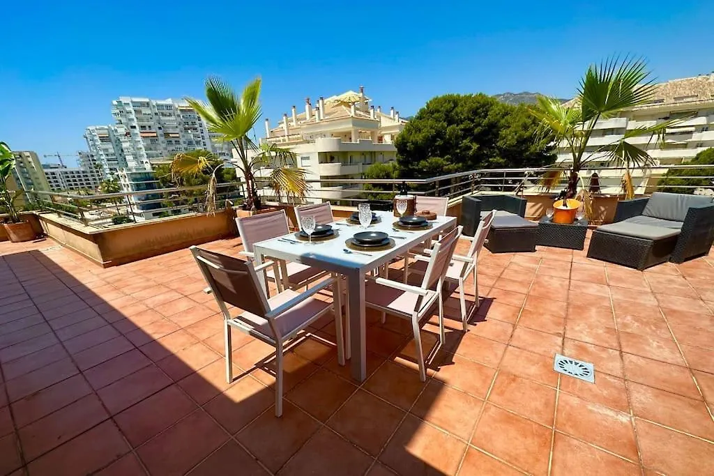 Atico Puerto Marina 2 Hab Con Piscina, 500M De La Plata Apartment Torremolinos