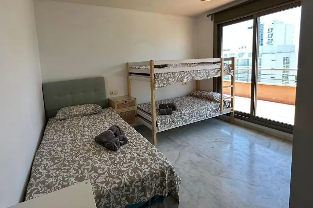 Apartmán Atico Puerto Marina 2 Hab Con Piscina, 500M De La Plata Torremolinos